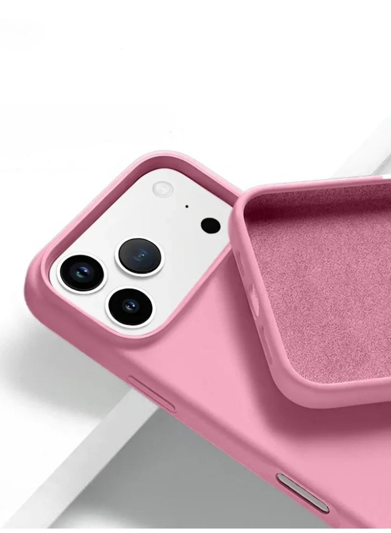 غطاء آيفون 17 برو بلمسة ناعمة وحماية كاملة للجسم لآيفون 17 برو، غطاء مقاوم للخدوش والصدمات مع بطانة من الألياف الدقيقة لآيفون 17 برو - Image 3